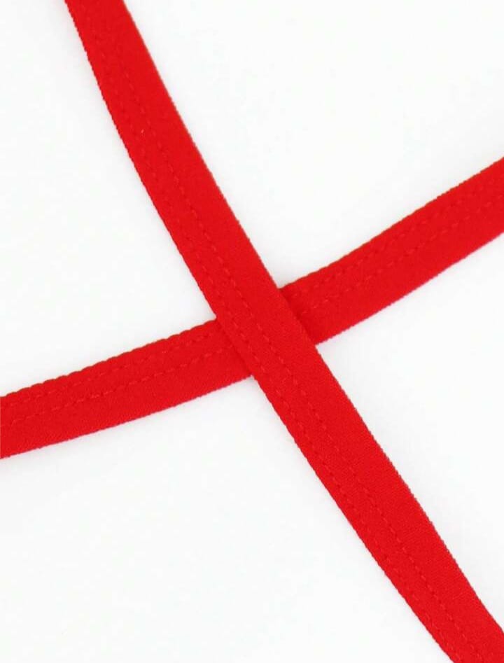 Men's Fashionable Alluring Bright Red U-Pouch Briefs